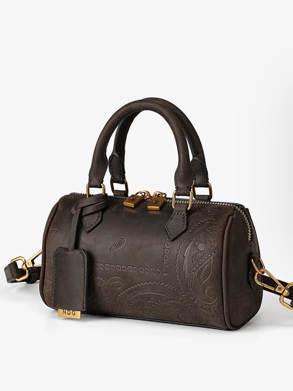 NDG Paris Nano Toast Paisley Purse